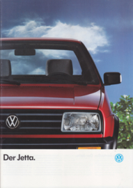 Jetta brochure, 44 pages,  A4-size, German language, 08/1989