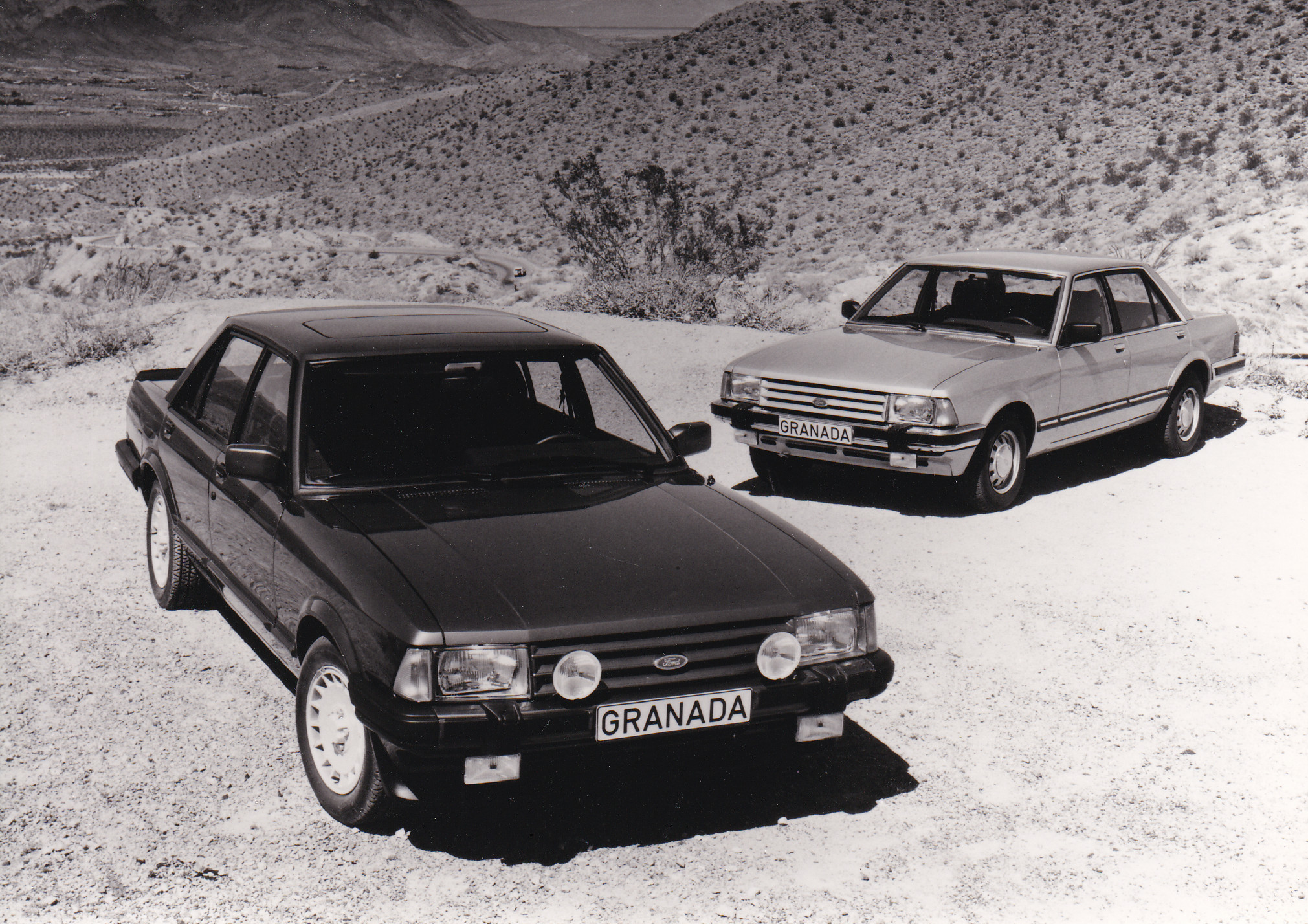 Ford Granada 4-Door Sedan, press photo, Germany, 1984
