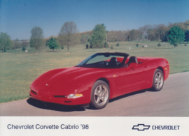 Chevrolet Corvette Cabrio - press photo, Europe [export] - 1998