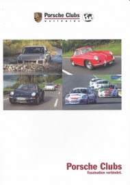 Porsche Clubs brochure, 16 pages + separate card, 11/2007, German