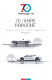 70 Jahre Porsche, 4 pages, # 01/2018, German language