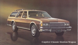 Caprice Classic Station Wagon, US postcard, standard size, 1978