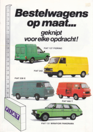 Commercials brochure, 12 pages, about 1990, Dutch language (Belgium)