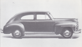 Plymouth 2-Door Sedan, 1946-47-48, Dealers Supply, # 91-B
