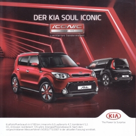 Soul Iconic special edition brochure, 6 pages, 2015, German language