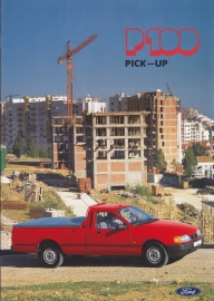 P100 Pick-up brochure, 8 pages, Dutch language, 02/1990