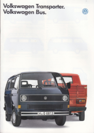 Bus & Transporter brochure, 36 pages,  A4-size, Dutch language, 08/1986