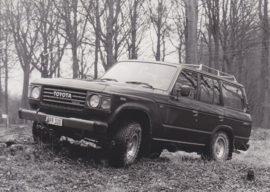 Toyota Land Cruiser FJ 60, press photo, Belgium, 1984