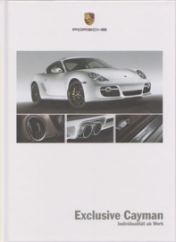 Cayman Exclusive brochure, 40 pages, 06/2007, hard covers, German