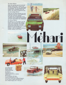 Mehari 6 folder, 4 pages, 10/1970, Dutch language