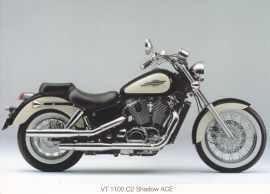 Honda VT 1100 C2 Shadow ACE postcard, 18 x 13 cm, no text on reverse, about 1994