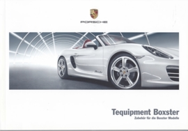 Boxster Tequipment brochure, 52 pages, 10/2012, German