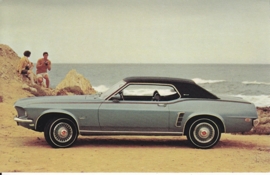 Mustang Grande, US postcard, standard size, 1969