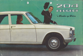 204 Sedan & Break brochure, 10 pages, A4-size, 10/65, Dutch language