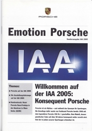 Emotion Porsche special IAA 2005, 16 pages, 09/2005, German language