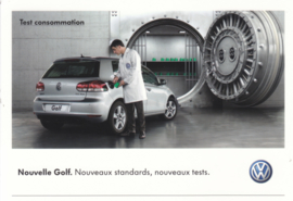 Golf 2.0 TDi 110 postcard,  A6-size, French language