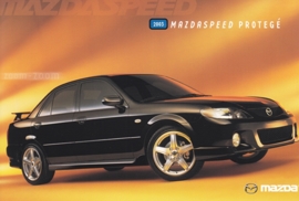 Mazdaspeed Protegé, 2003, US postcard, A5-size