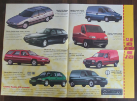 Program 'Newspaper" folder, 8 pages, 1997, Dutch language