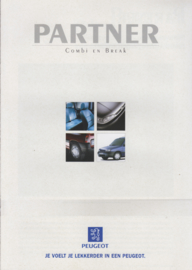 Partner Combi & Break brochure, 8 pages, A4-size, 1/1997, Dutch language
