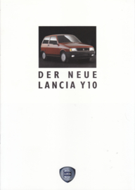 Y10 range brochure, A4-size, 12 pages, 6/1989, German language