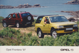 Opel Frontera Wagon & Sport, press photo, Germany, 1997
