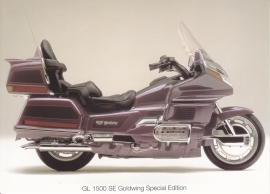 Honda GL 1500 SE Goldwing Special Edition postcard, 18 x 13 cm, no text on reverse, about 1994