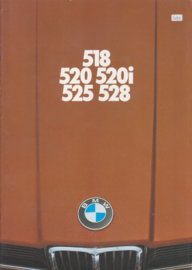 518/520/520i/525/528i brochure, 40 pages, A4-size, 2/1976, Dutch language