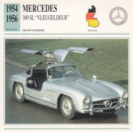 Mercedes 300 SL Gullwing card, Dutch language, D5 019 02-01