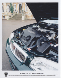 Rover 425 V6 Limited Edition Saloon engine, press photo, UK, 09/1997, # 896