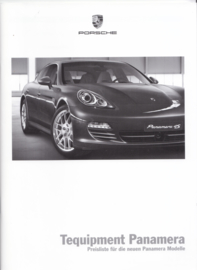 Panamera Tequipment pricelist brochure, 44 pages, 09/2009, German