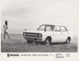 Morris Marina 1800 Saloon DeLuxe, press photo, UK, 1972, # 223013