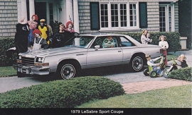 Le Sabre Sport Coupe, US postcard, standard size, 1979