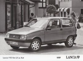 Lancia Y10 fire LX i.e. Kat, press photo, Germany, 9/1989