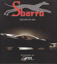 Sbarro programme SM,  interesting square size brochure, 28 pages, 1989, 4 languages