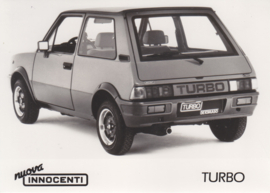 Innocenti Turbo De Tomaso 3 Cilindri, press photo, Belgium, 1983