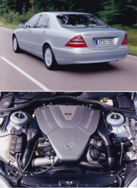 Mercedes-Benz S-Class Sedan V12 & CDI, press photo, Germany, 9/1999, IAA