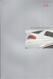 A4 Limousine & Avant double brochure, 52 + 64 pages + cover, 01/1999, German language