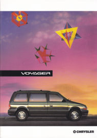 Voyager brochure, A4-size, 20 + 4 pages, 1994, Dutch language
