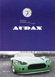 Audax V8 Cabriolet brochure, 6 pages (A4), about 1997, French language