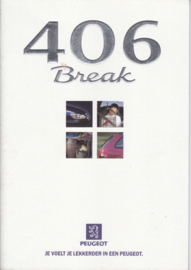 406 Break brochure, 28 pages, A4-size, 10/1997, Dutch language