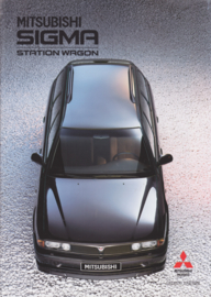 Sigma Station Wagon brochure, 16 pages, 08/1993, Dutch language