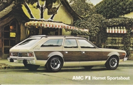 Hornet Sportabout, US postcard, standard size, 1974