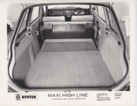 Austin Maxi High Line rear luggage area, press photo, UK, 1972, # 223457