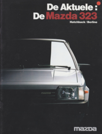 323 Berline/Hatchback brochure, 22 pages, 05/1983, Dutch language (Belgium)