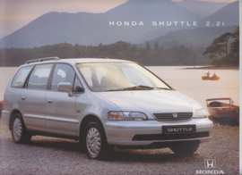 Shuttle MPV 2.2i brochure, 20 pages, larger than A4-size, 12/1996, French language (Suisse)