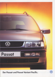 Passat/Passat Variant Pacific brochure, 12 pages,  A4-size, German language, 5/1996