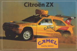 Citroën ZX Camel Racing service, sticker, 15 x 10 cm