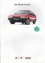 Forman Stationwagon brochure + specs., 18 + 4 pages, German language, 1989
