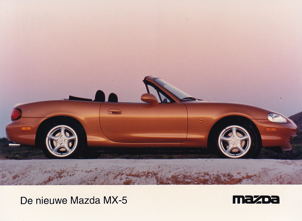 Mazda MX-5 Cabriolet, press photo, Dutch, 1997
