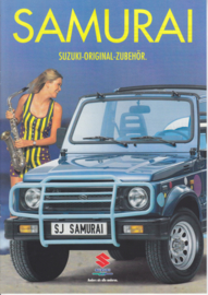 Samurai accessories brochure, 12 pages, 07/1994, German language